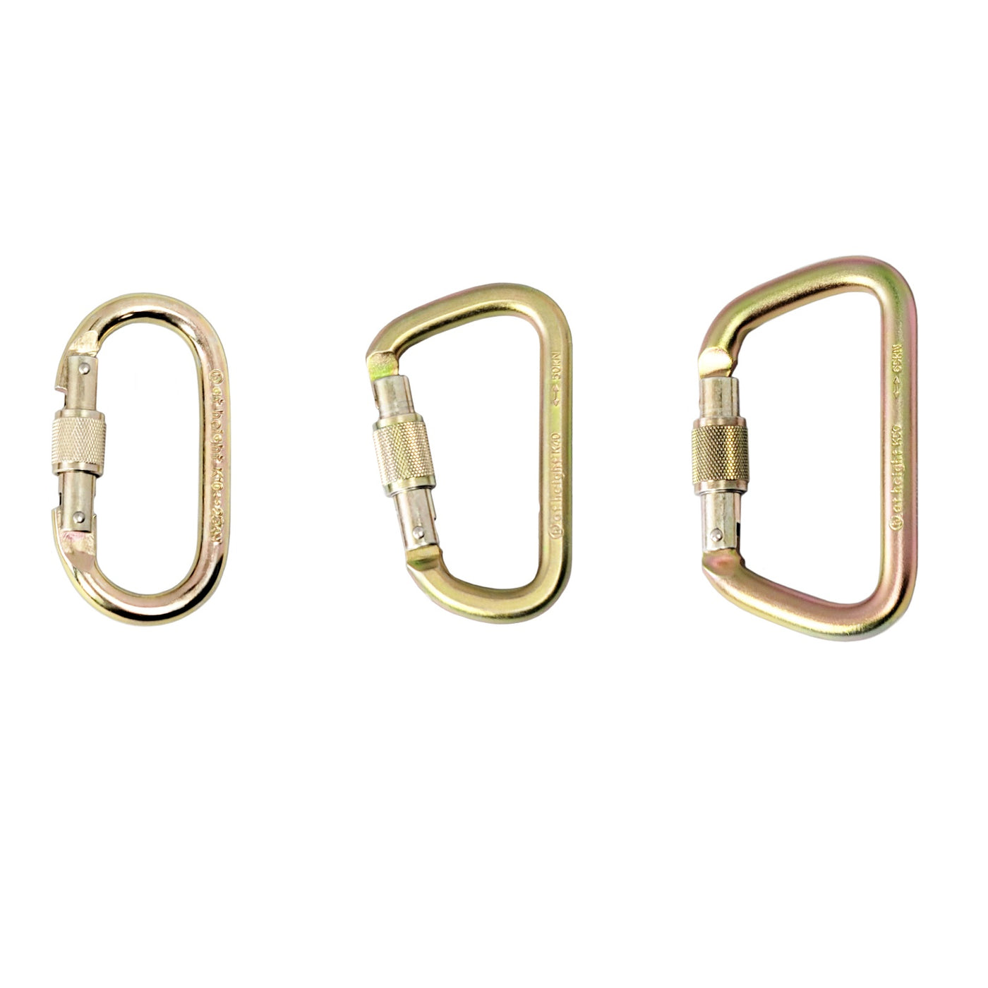 STEEL LOCKING CARABINERS