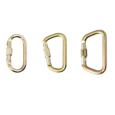 STEEL LOCKING CARABINERS