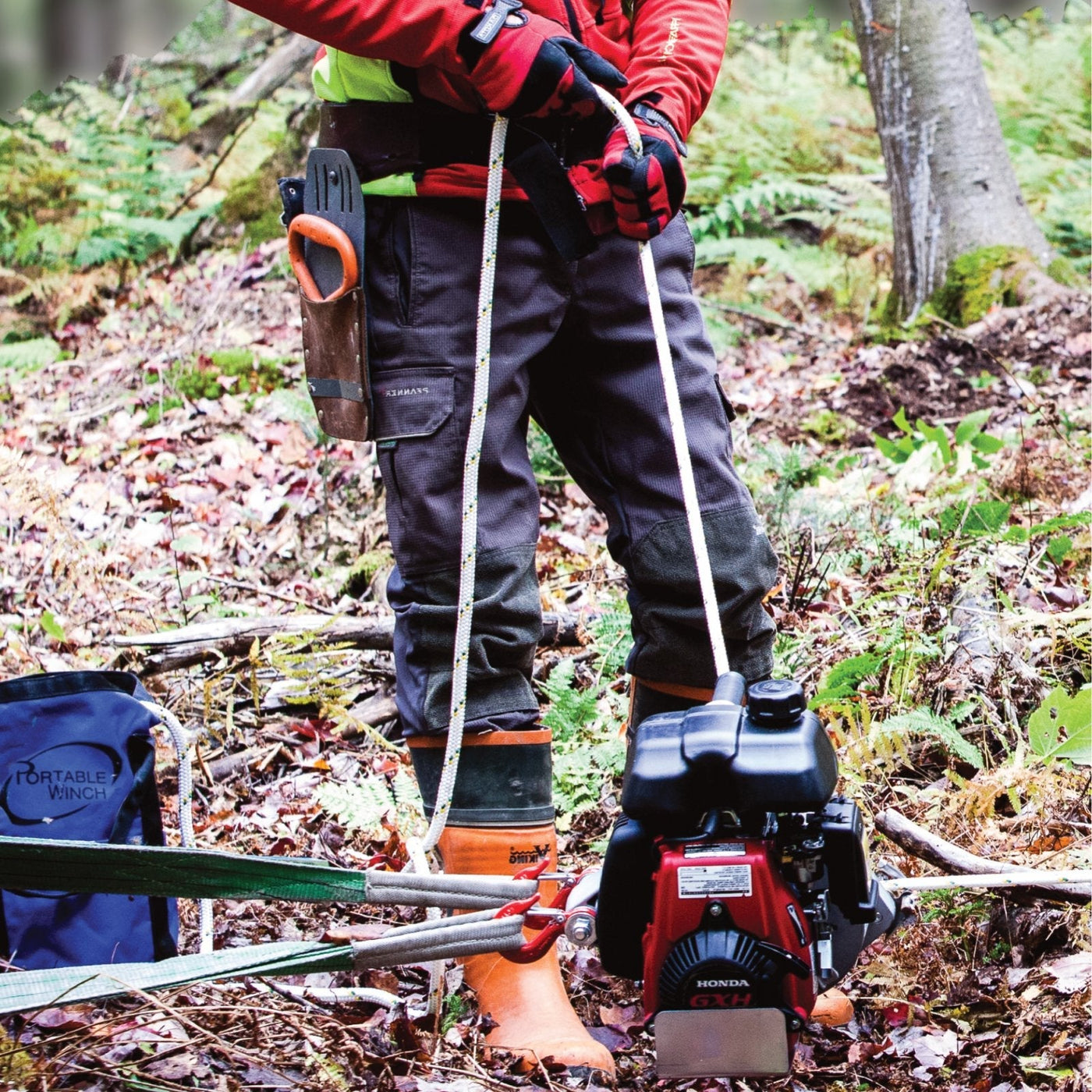 PCW5000 GAS-POWERED WINCH