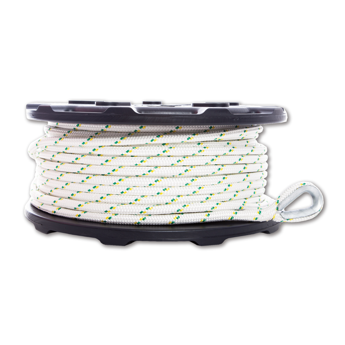 Ø 1/2'' DOUBLE-BRAIDED POLYESTER ROPES WITH SPLICES AND THIMBLES