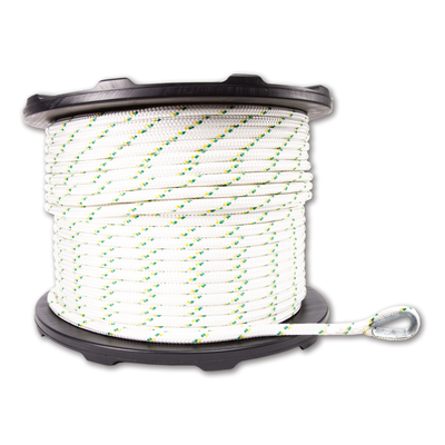 Ø 1/2'' DOUBLE-BRAIDED POLYESTER ROPES WITH SPLICES AND THIMBLES