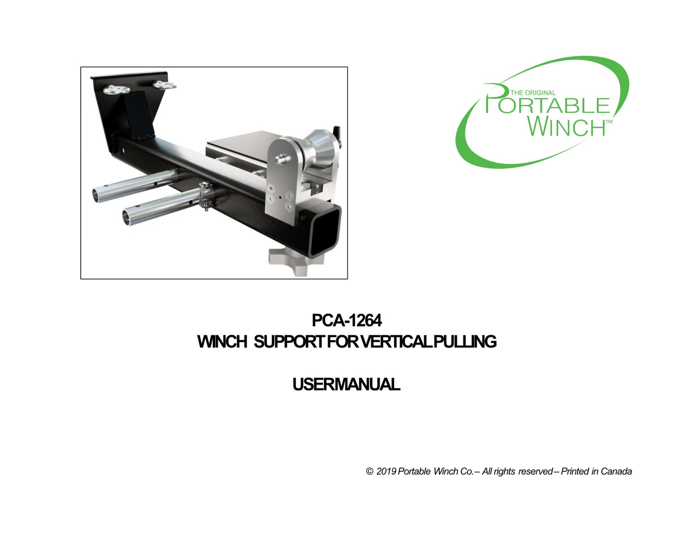 PCA-1264  VERTICAL PULL WINCH SUPPORT