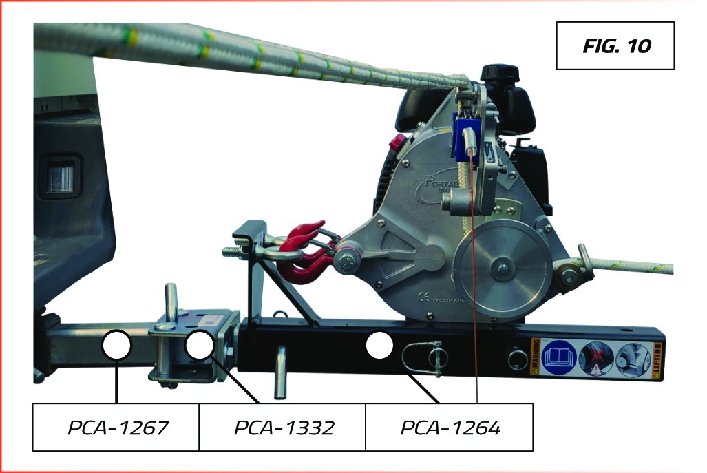 VERTICAL PULL WINCH SUPPORT