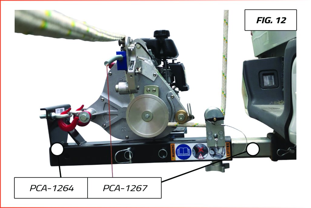 VERTICAL PULL WINCH SUPPORT