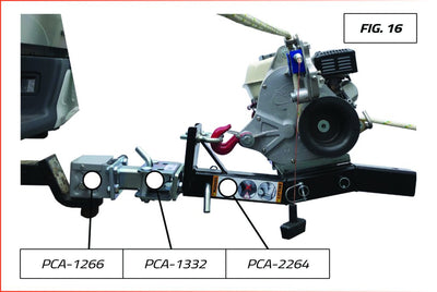 VERTICAL PULL WINCH SUPPORT FOR PCH2000