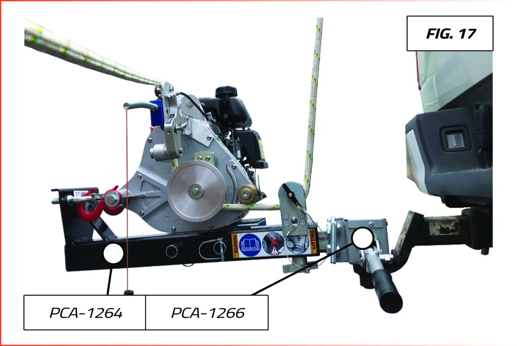 VERTICAL PULL WINCH SUPPORT