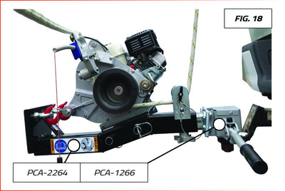 VERTIKALER ZUGWINDENHALTER FÜR PCH2000 