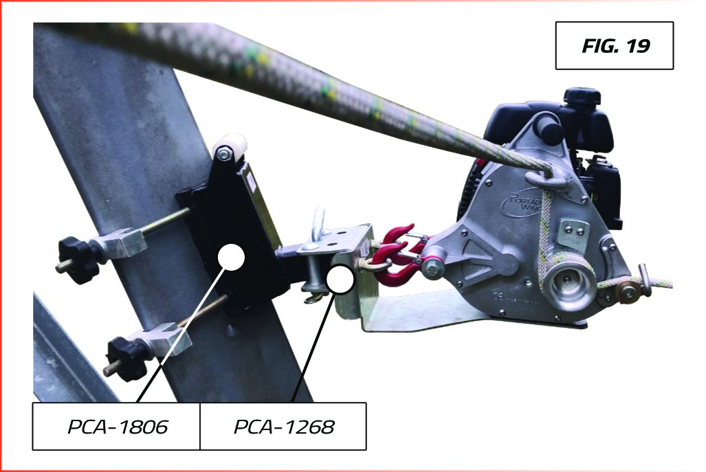 WINCH SUPPORT PLATE