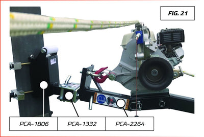 VERTIKALER ZUGWINDENHALTER FÜR PCH2000 